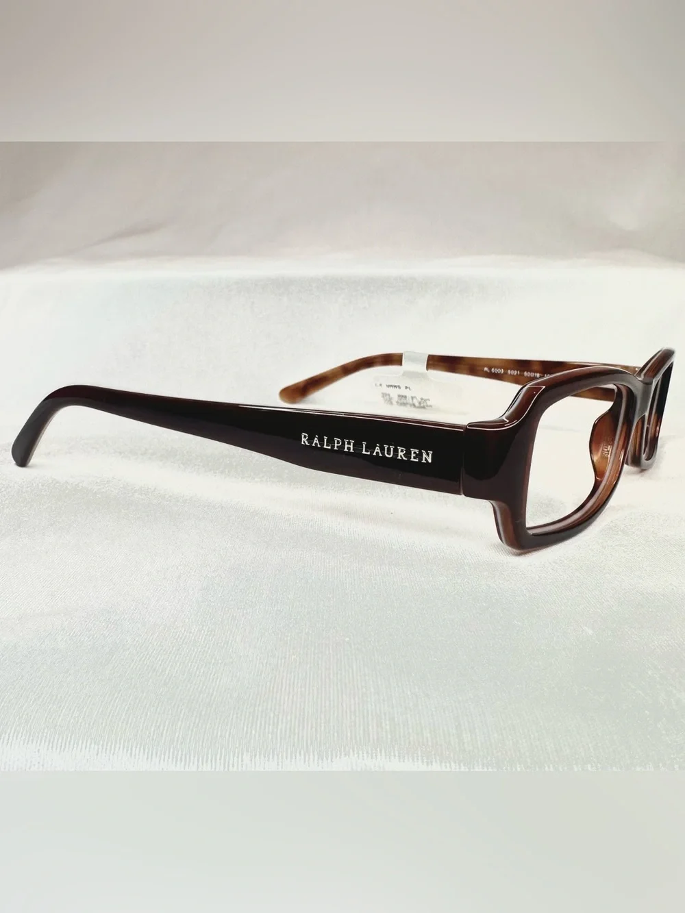 Ralph Lauren Brown Rectangular Women's Eyeglasses